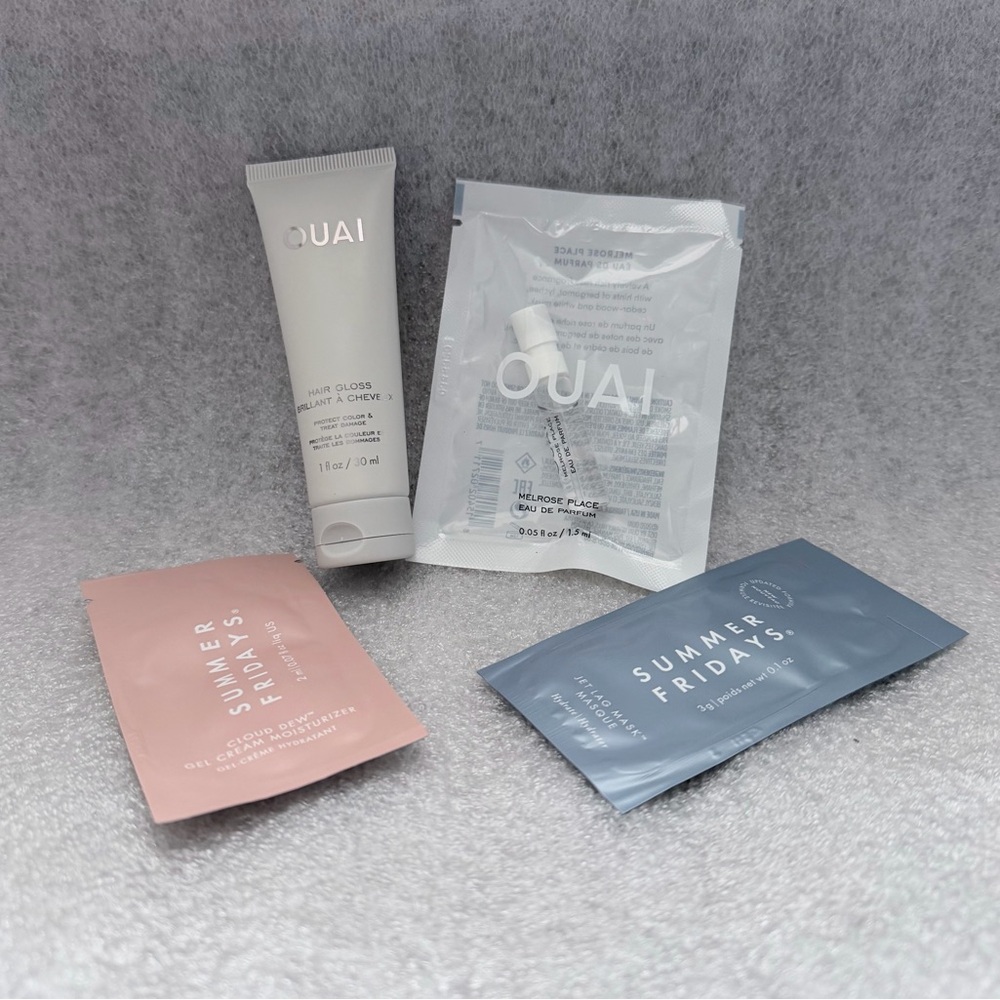 OUAI Hair  + Summer Fridays Samples